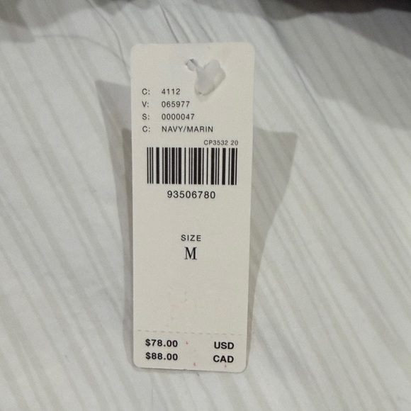 Maeve Striped Women's Top with Puff Sleeves and button details - Picture 6 of 7